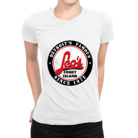 Leo's Coney Island Ladies Fitted T-shirt | Artistshot