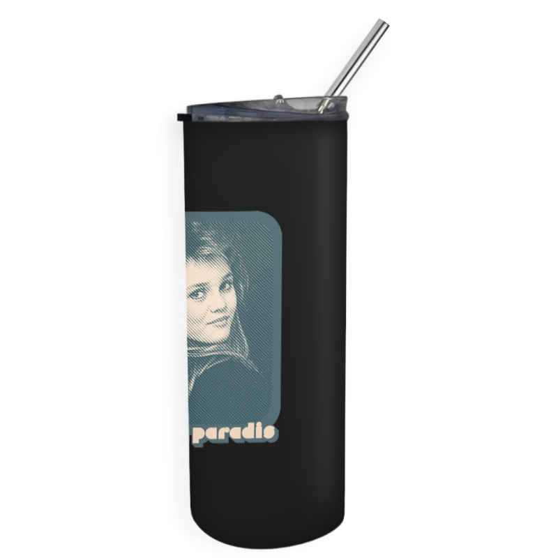 Vanessa Paradis Retro Style 80s Francophile Design Skinny Tumbler | Artistshot