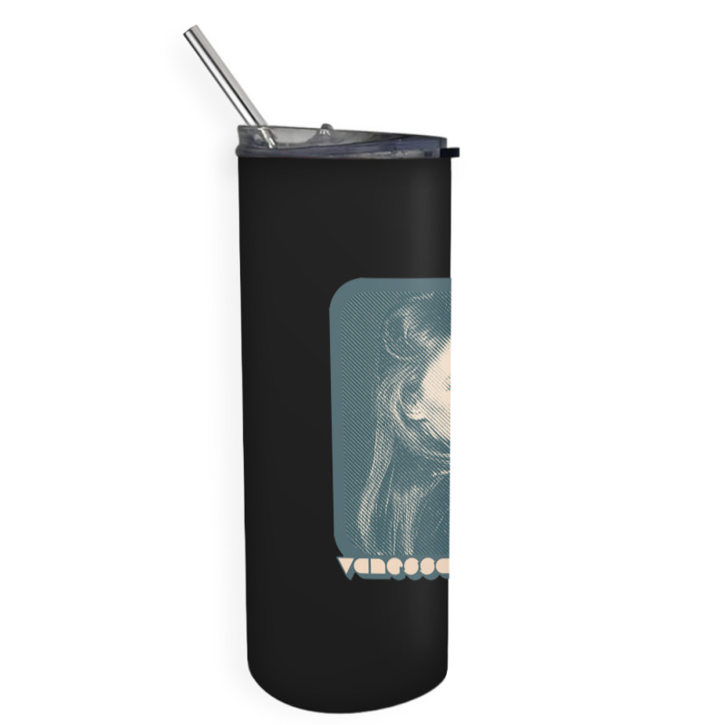 Vanessa Paradis Retro Style 80s Francophile Design Skinny Tumbler | Artistshot