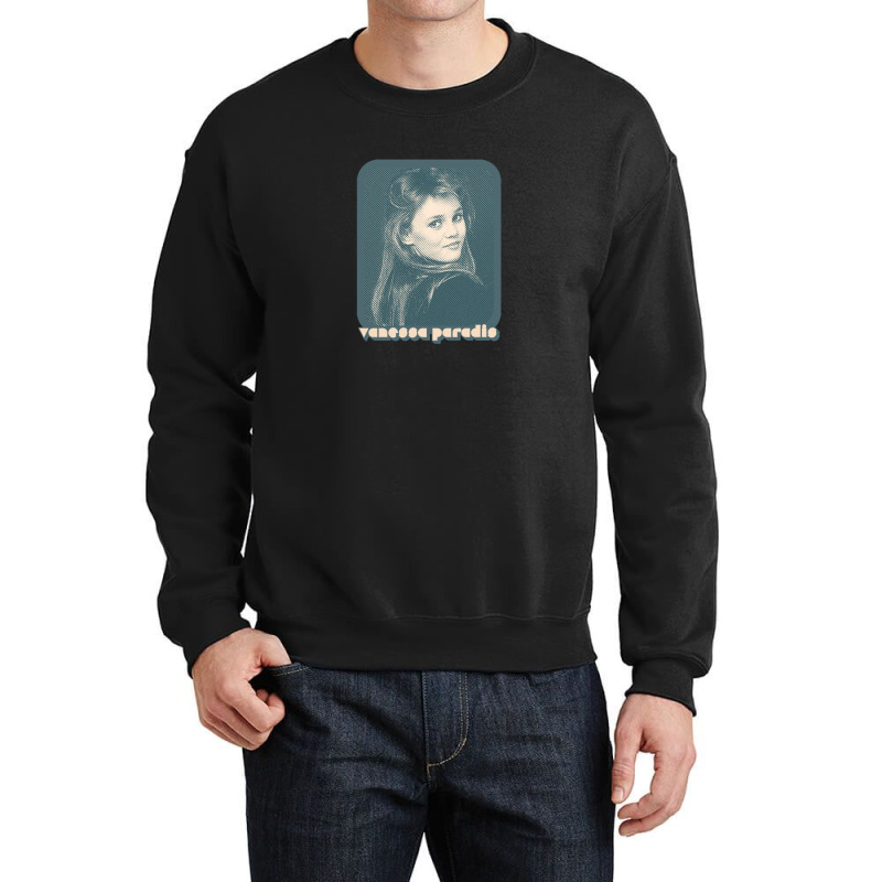 Vanessa Paradis Retro Style 80s Francophile Design Crewneck Sweatshirt | Artistshot