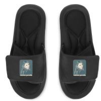 Vanessa Paradis Retro Style 80s Francophile Design Slide Sandal | Artistshot