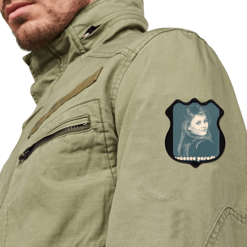 Vanessa Paradis Retro Style 80s Francophile Design Shield Patch | Artistshot