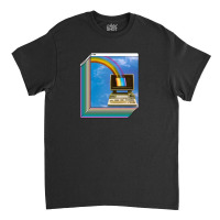 Vaporwave Aesthetic Compter Design Classic T-shirt | Artistshot