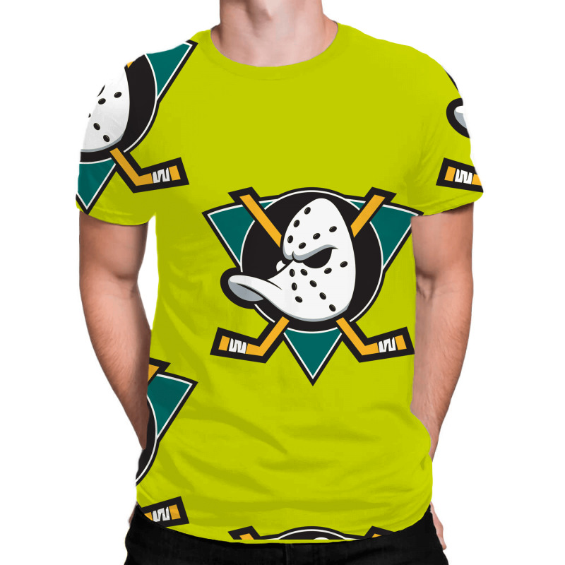 Custom Mighty Ducks Of Anaheim Zipper Hoodie By Mdk Art - Artistshot