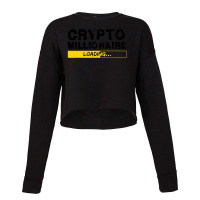 Crypto Millionaire Loading Cropped Sweater | Artistshot