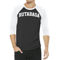 Rutabaga Vintage Retro Arch Funny T Shirt 3/4 Sleeve Shirt | Artistshot