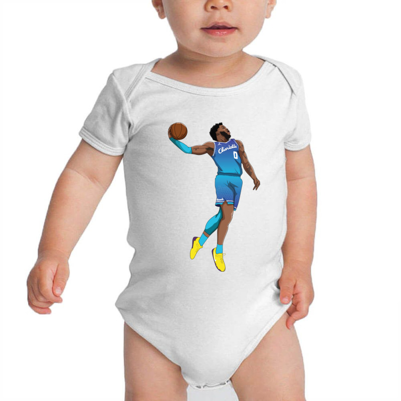 Miles Bridges Dunk Baby Bodysuit by grahamlauren | Artistshot