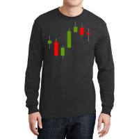 Stock Candlesticks Funny Stock Market Day Trader T Shirt Long Sleeve Shirts | Artistshot