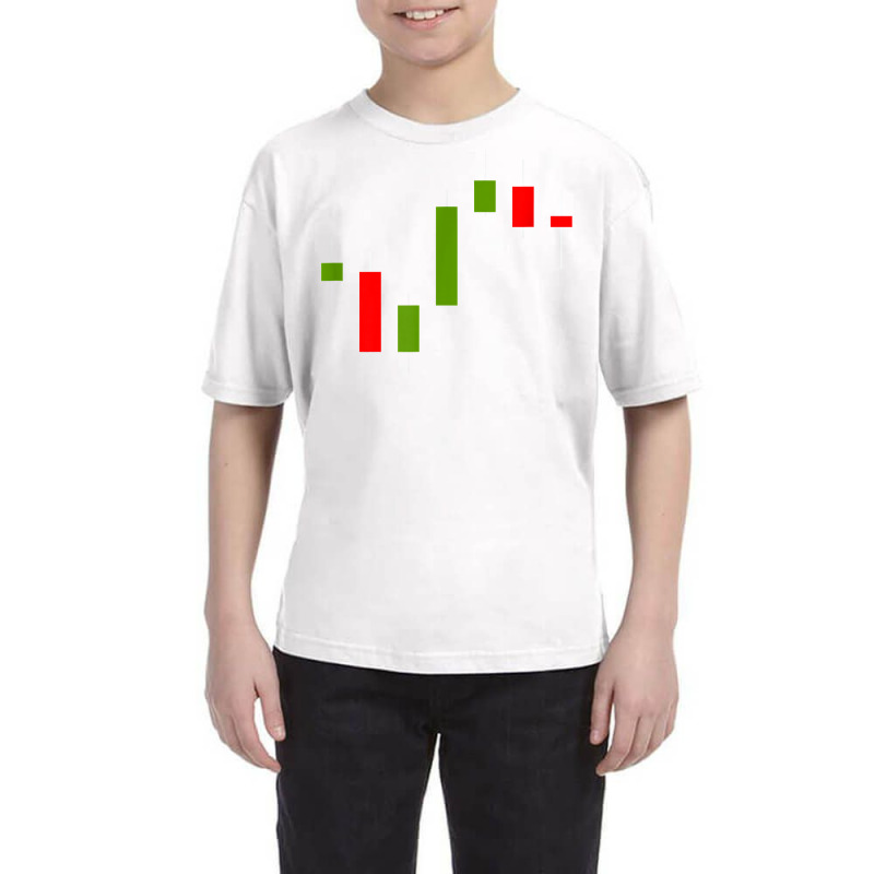 Stock Candlesticks Funny Stock Market Day Trader T Shirt Youth Tee by nayarilorenzi | Artistshot