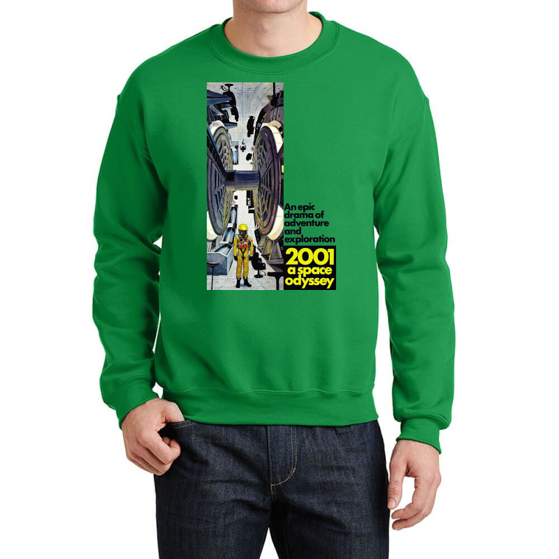 Space Station 2001 Art Design Crewneck Sweatshirt | Artistshot