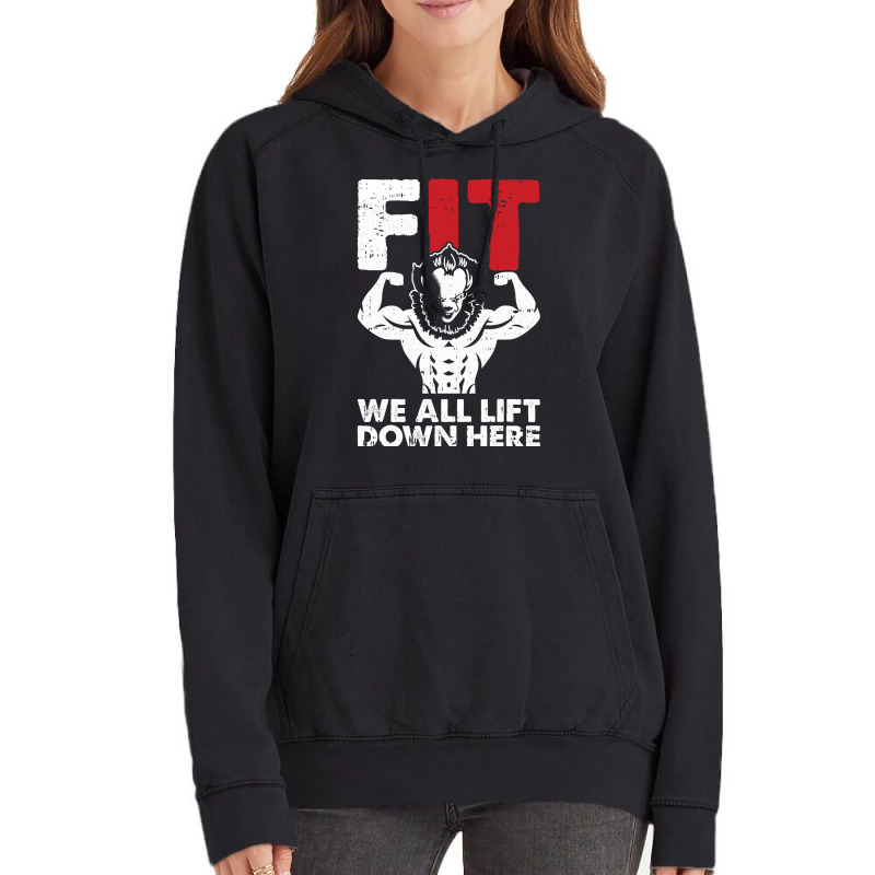 We All Lift Down Here Lazy Halloween Costume Funny Fitness Vintage Hoodie | Artistshot