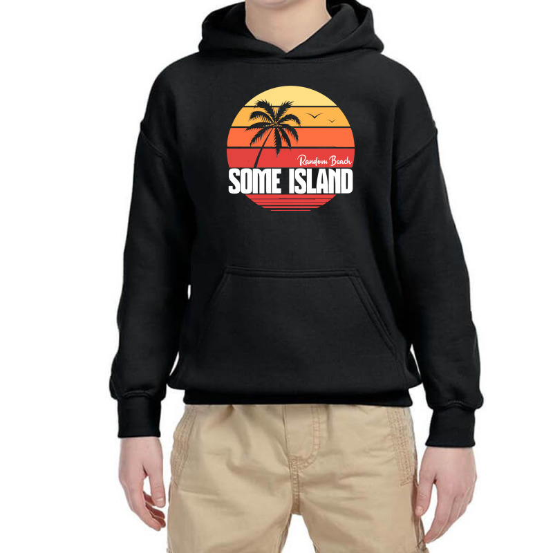 Random Beach On Some Island Youth Hoodie by kabasubrata | Artistshot