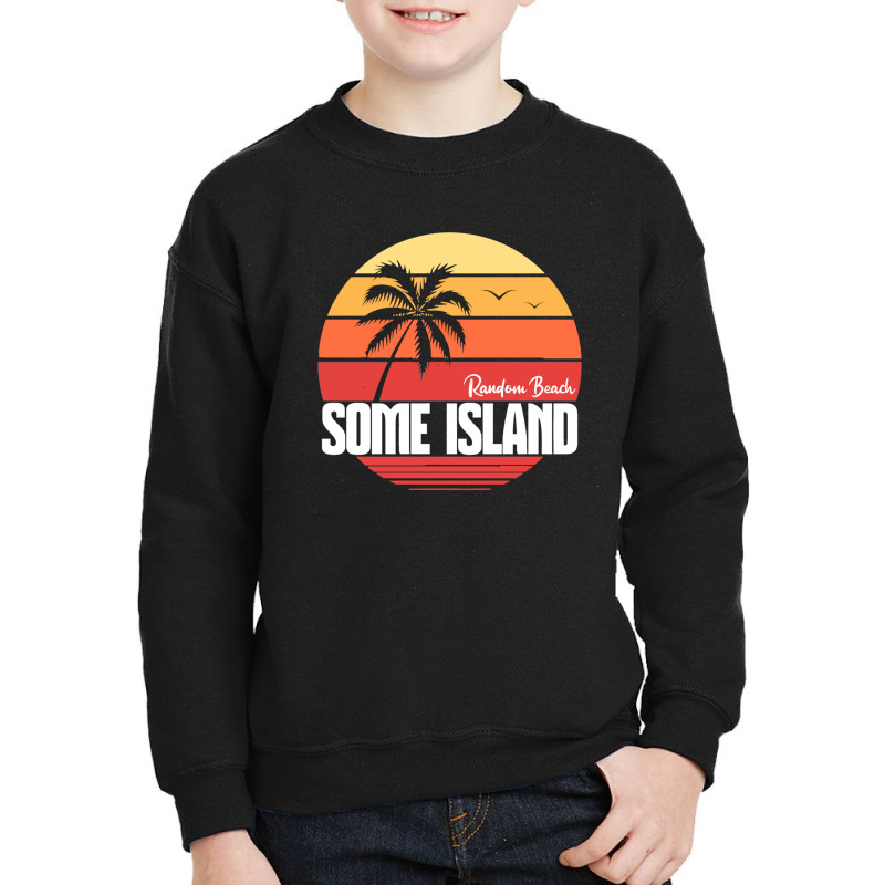 Random Beach On Some Island Youth Sweatshirt by kabasubrata | Artistshot