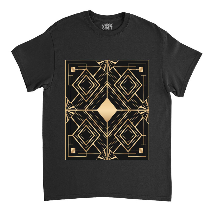 Frame With Geometric Patterns Classic T-shirt | Artistshot