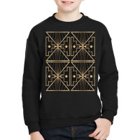 Frame With Geometric Patterns Youth Sweatshirt | Artistshot