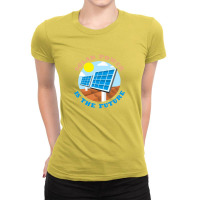 Save Energy Ladies Fitted T-shirt | Artistshot