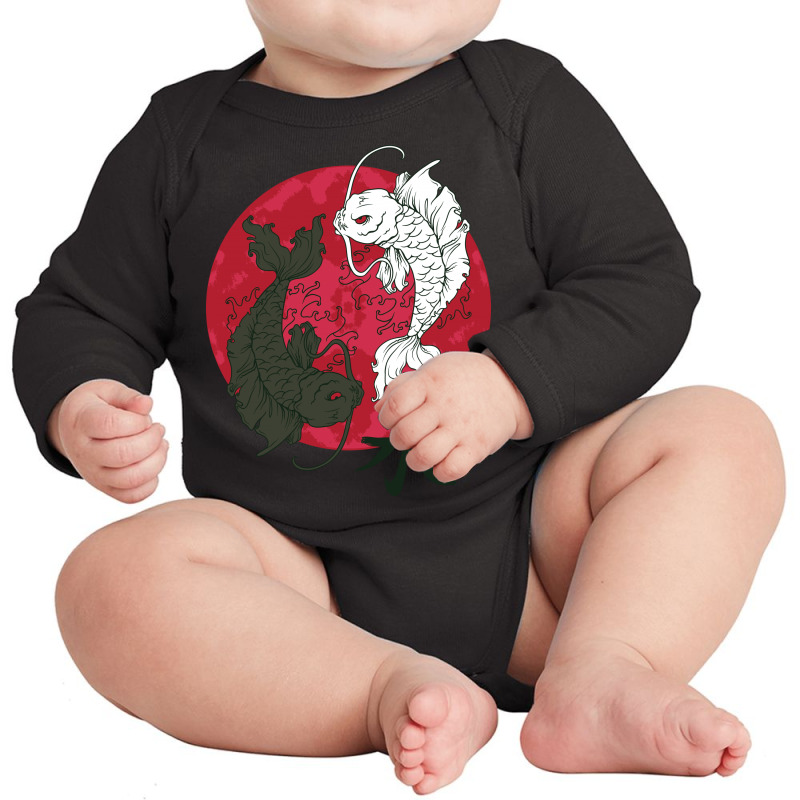 Coy Fish Long Sleeve Baby Bodysuit | Artistshot