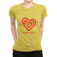 Yoga Love Ladies Fitted T-shirt | Artistshot