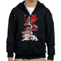 Samurai Youth Zipper Hoodie | Artistshot