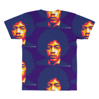 Jimi Hendrix Fire All Over Men's T-shirt | Artistshot