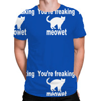 Cute Cat All Over Men's T-shirt | Artistshot