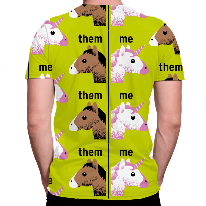 Them & Me Unicorn Style All Over Men's T-shirt | Artistshot