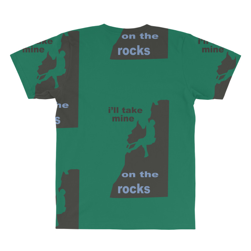 I'll Take Mine On The Rocks All Over Men's T-shirt | Artistshot