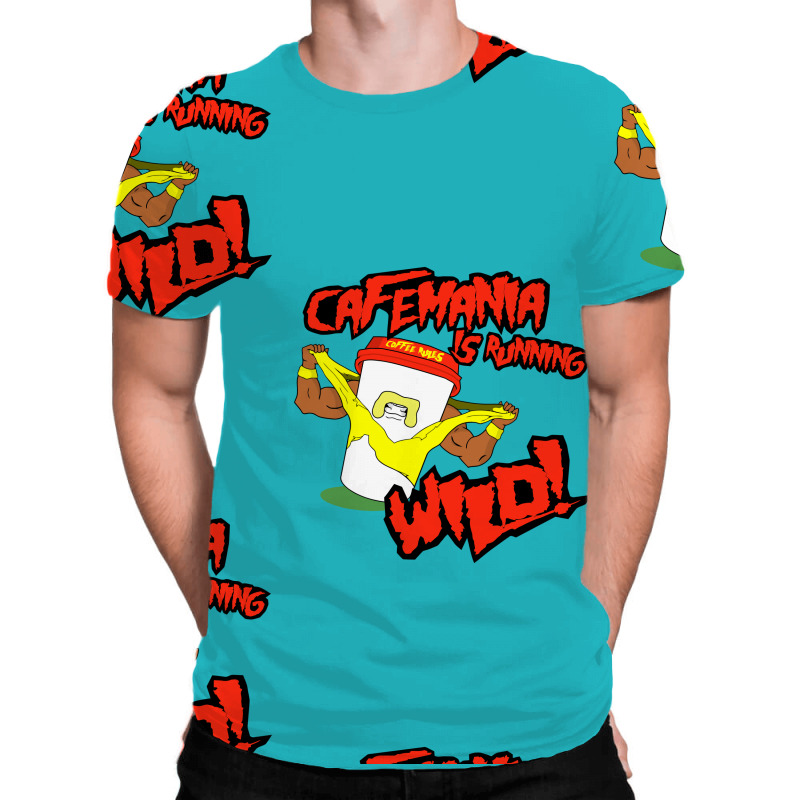 Cafemania Is Running Wild! All Over Men's T-shirt | Artistshot