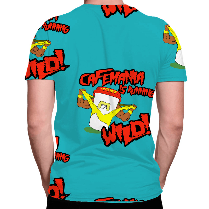 Cafemania Is Running Wild! All Over Men's T-shirt | Artistshot