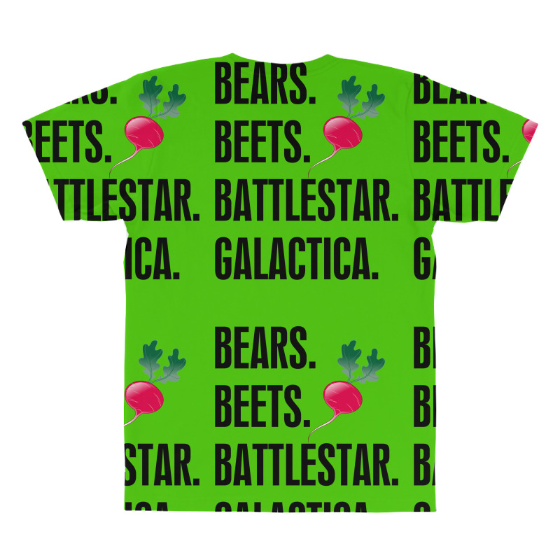 Bears Beets Battlestar Galactica All Over Men's T-shirt | Artistshot