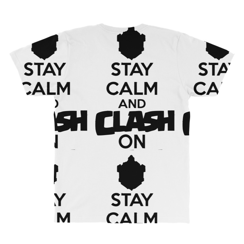 Coc Stay Calm & Clash On All Over Men's T-shirt | Artistshot