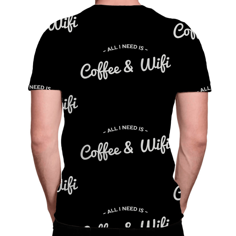Coffee And Internet All Over Men's T-shirt | Artistshot