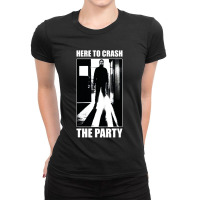 Halloween Here To Crash Ladies Fitted T-shirt | Artistshot