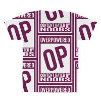 Content Rated Op By Noobs All Over Men's T-shirt | Artistshot