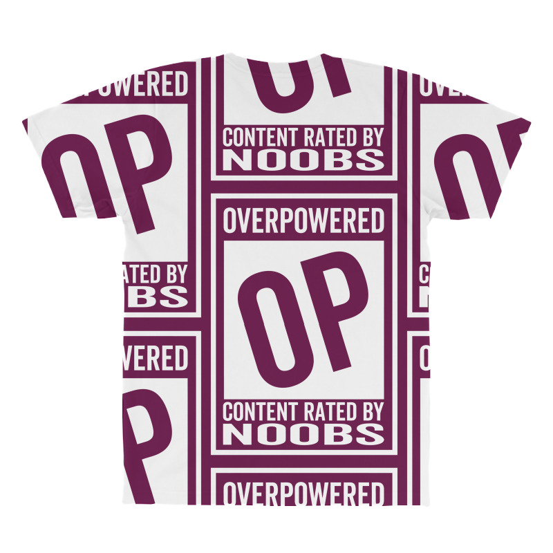 Content Rated Op By Noobs All Over Men's T-shirt | Artistshot