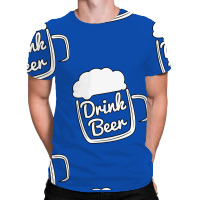Cool Drink Beer T Shirt (2) All Over Men's T-shirt | Artistshot