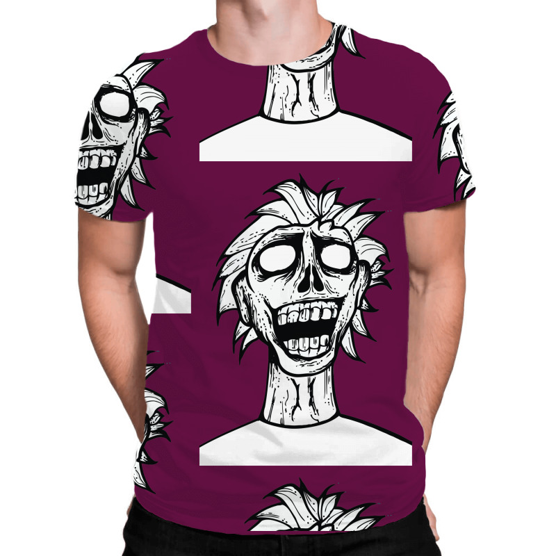 Crazy Zombie All Over Men's T-shirt | Artistshot