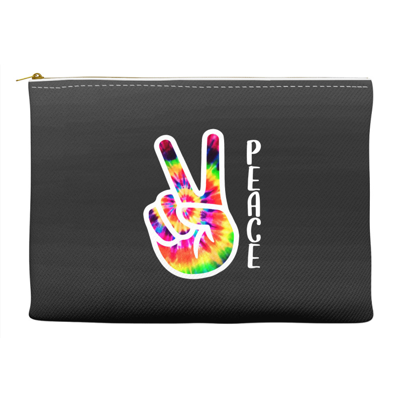 Hand Peace Sign Accessory Pouches | Artistshot