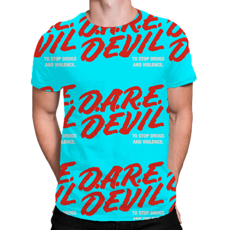 D.a.r.e. Devil All Over Men's T-shirt | Artistshot