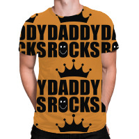 Daddy Rocks All Over Men's T-shirt | Artistshot