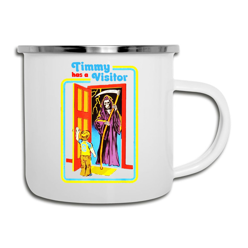 Timmy Has A Visitor Skeleton Death Halloween Costume Camper Cup | Artistshot