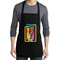 Timmy Has A Visitor Skeleton Death Halloween Costume Medium-length Apron | Artistshot