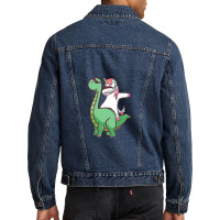 Cute Dinosaur Men Denim Jacket | Artistshot