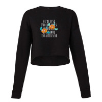 Wish You Were Here Nihilist Meme Design Cropped Sweater | Artistshot