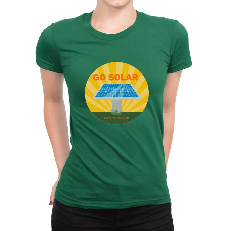 Save Energy Ladies Fitted T-Shirt by pujie asmara | Artistshot