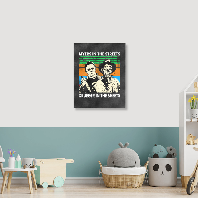 Movies Halloween Portrait Canvas Print | Artistshot