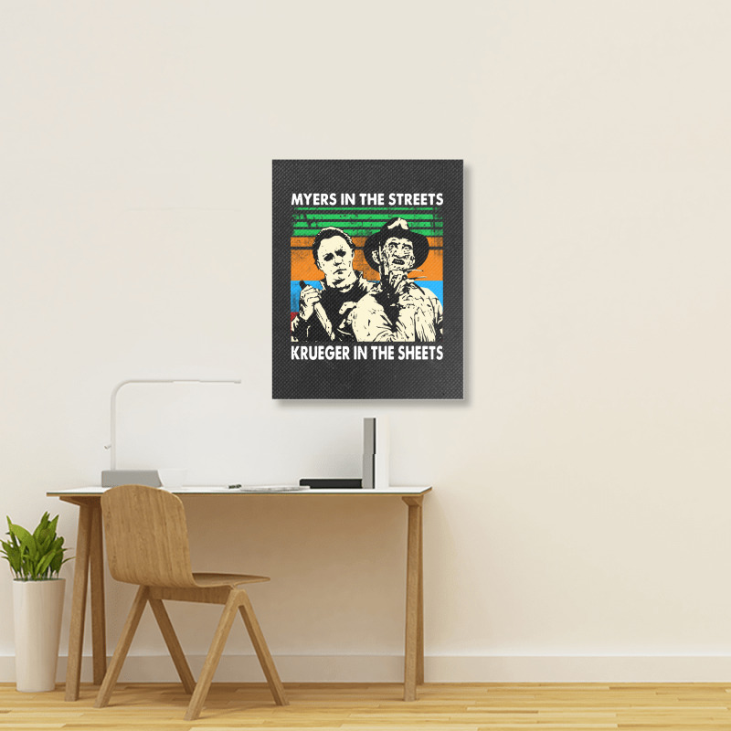 Movies Halloween Portrait Canvas Print | Artistshot