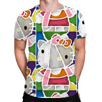 Hello Picasso Kitty All Over Men's T-shirt | Artistshot