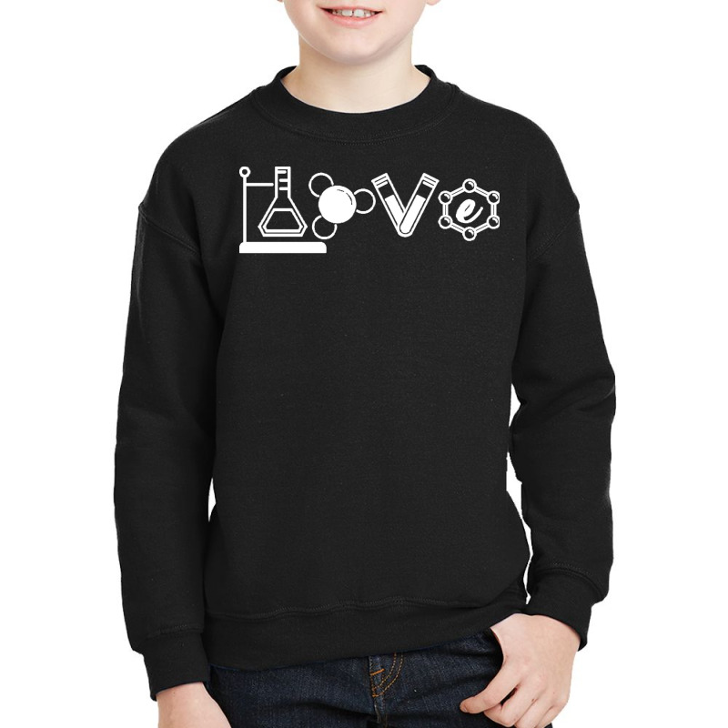 Chemistry T  Shirt Love Chemistry Science Laboratory Medicine Clinic P Youth Sweatshirt | Artistshot