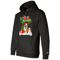 English Bulldog Xmas Lighting Matching Santa English Bulldog Dog Weari Champion Hoodie | Artistshot